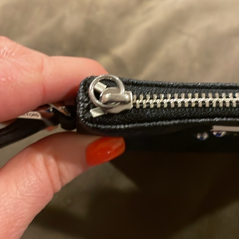 Michael Kors Charcoal Monogram Wristlet - Picture 4 of 5